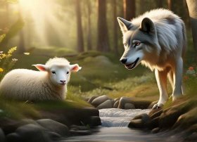 儿童故事狼和小羊的故事 - 《狼和小羊》寓言故事读后感 800字左右