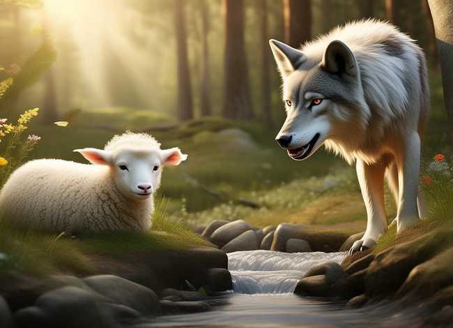 儿童故事狼和小羊的故事 - 《狼和小羊》寓言故事读后感 800字左右
