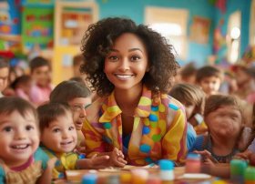 儿童人物的故事、幼儿园生活老师