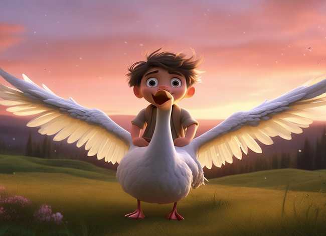 鹅的故事儿童睡前（童话故事尼尔斯骑鹅旅行记）