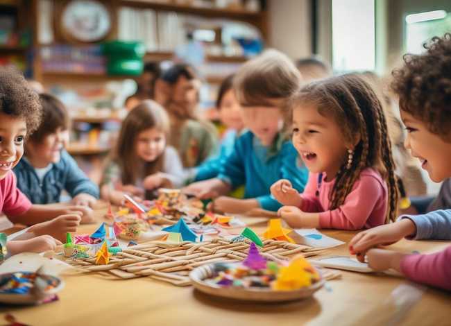 关于儿童的手工图片 - 七年级手工制作大全图片