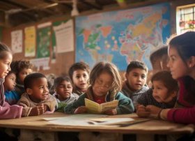 贫困山区儿童教育数据图表；我和孩子的读书故事心得一年级