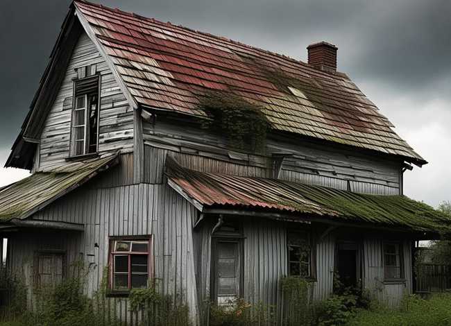 屋顶的故事作文300 饱经风霜的老屋作文300字