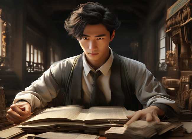 欧阳询学书法的故事 - 欧阳询少时勤奋学书的故事