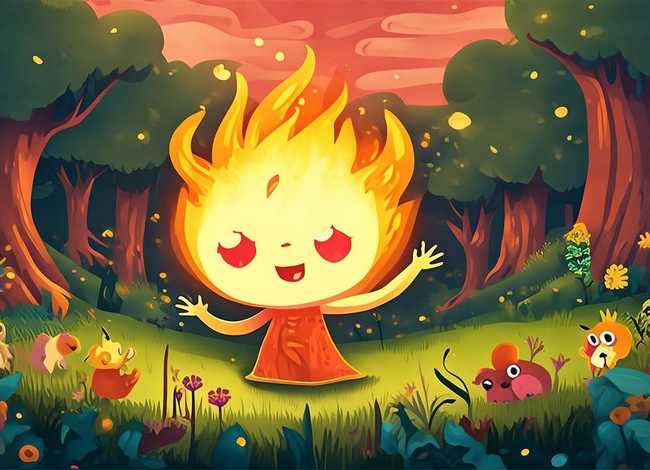自然科学故事在线听；生动的自然科学童话-火苗旅行记内容简介