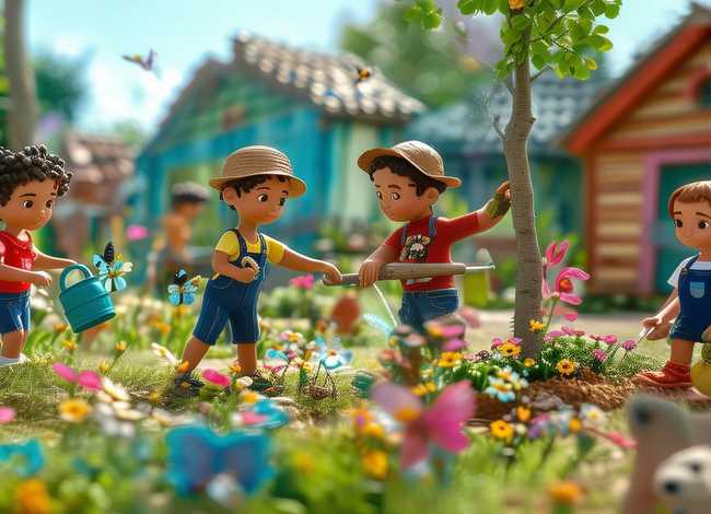 儿童劳动画 - 劳动画画作品怎么画