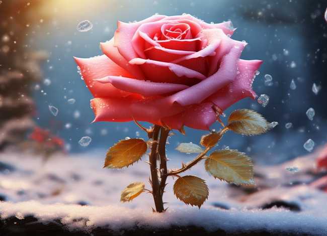 儿童故事白雪和玫瑰 - 骄傲的玫瑰花童话故事 儿童故事白雪和玫瑰 - 骄傲的玫瑰花童话故事