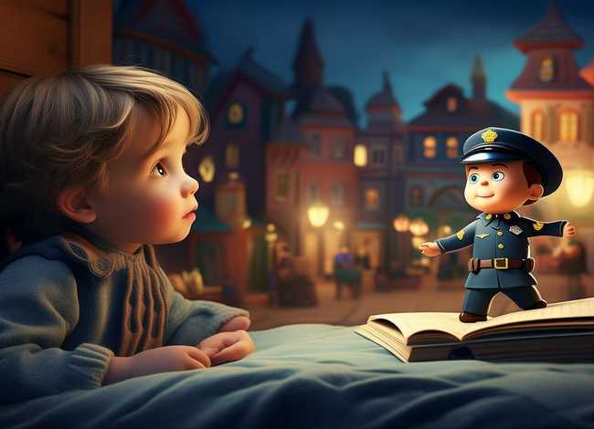 警察抓小偷的儿童故事 - 5岁幼儿睡前童话故事