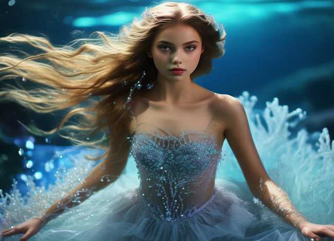 美人鱼儿童故事 - 童话故事人鱼公主