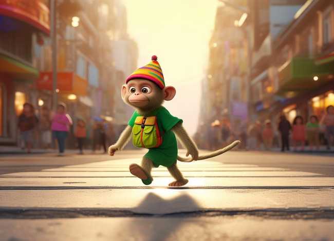 小朋友过马路故事;小猴过马路的睡前故事 小朋友过马路故事;小猴过马路的睡前故事