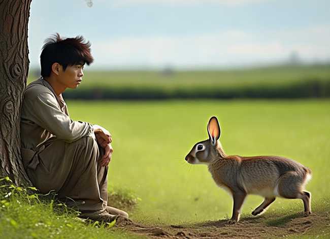 儿童成语故事守株待兔文字版 成语故事守株待兔 守株待兔的成语故事内容