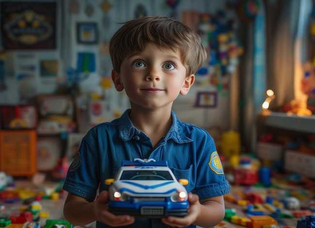 关于警察幼儿的故事简短 - 【原创育儿故事大赛】儿子的“”梦