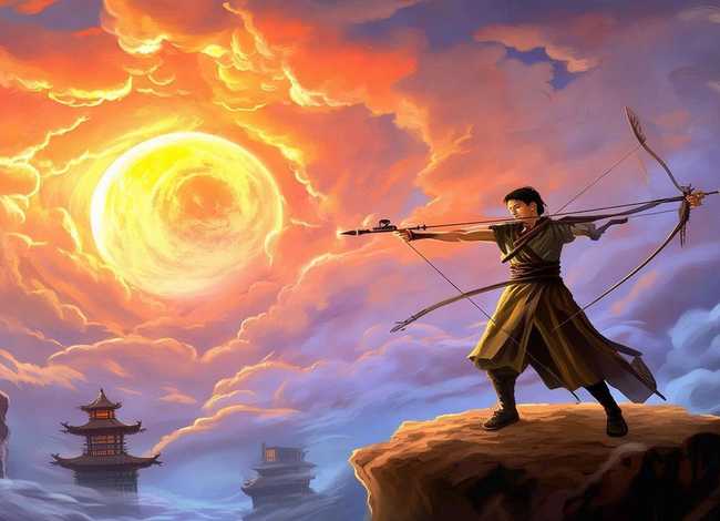 中国神话故事儿童版视频 后羿射日的神话故事 中国神话故事儿童版视频 后羿射日的神话故事
