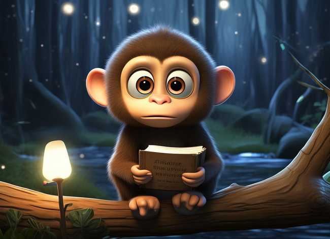 关于保护眼睛的小学故事简短（睡前小故事 小猴成了近视眼）