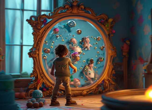 经典儿童故事奇怪的镜子 故事‖神奇的镜子