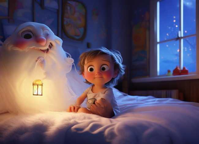 适合儿童的幽灵睡前故事 - 睡前故事-幽灵