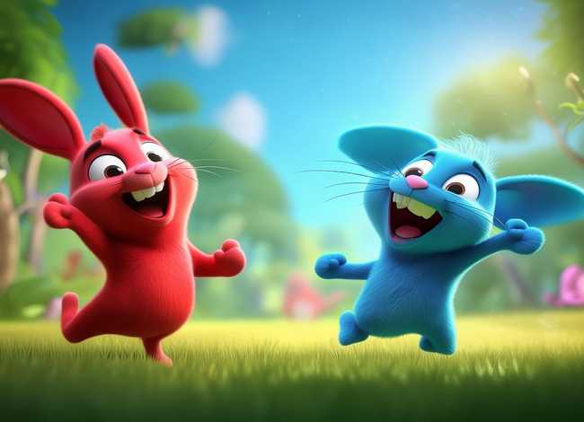 越南少儿动画，求一部两只兔子打仗的3D动画片名字!