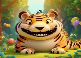 瘪嘴老虎文字版、四年级童话故事巜没牙齿的老虎