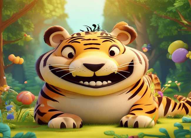 瘪嘴老虎文字版、四年级童话故事巜没牙齿的老虎