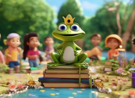 逞强的青蛙故事 逞强的青蛙幼儿园大班教案