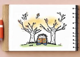 小故事插图简笔画；小故事插画简笔画-读书笔记的小插图怎么画求图片