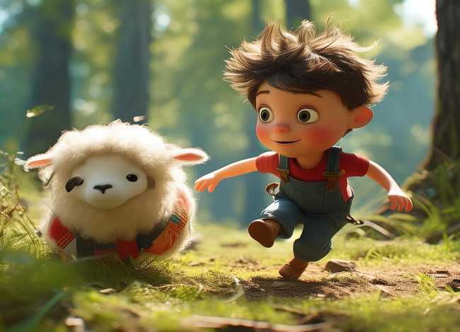 儿童故事不听话的小朋友、儿童故事不听话的小羊