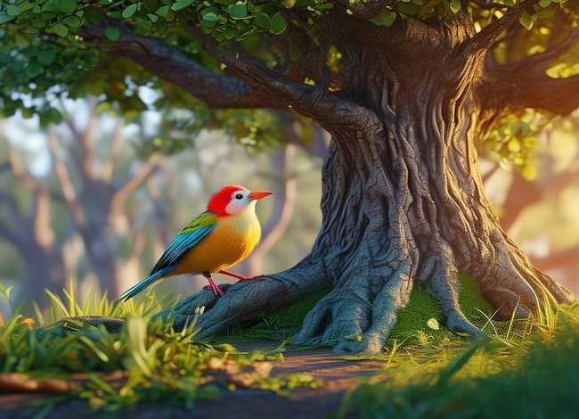 鸟树幼儿故事 童话关于小鸟和大树的故事