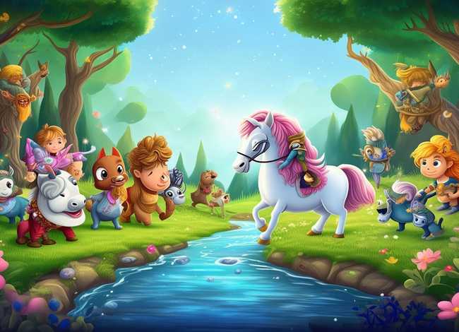 儿童故事四图、儿童故事大全