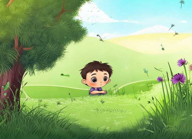 寓言成语故事儿童画 守株待兔成语故事绘本 寓言成语故事儿童画 守株待兔成语故事绘本