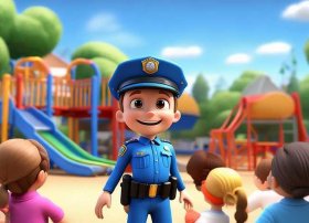 警车儿童故事 4一5岁看的优秀警察动画片