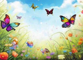 儿童绘本故事带图片电子版 幼儿园小故事《三只蝴蝶》儿童故事绘本分享