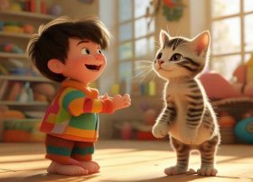 《小弟和小猫》、口才儿歌串词