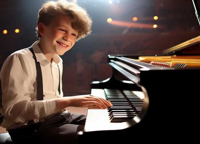 残疾孩子励志故事 视频、残疾人励志故事及感悟视频演讲稿PPT分享-用膝盖行走的钢琴家