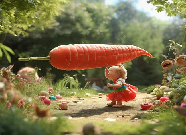 儿童经典童话故事视频、儿童童话故事拔萝卜,小故事体现大道理,你们还记得这个故事道理