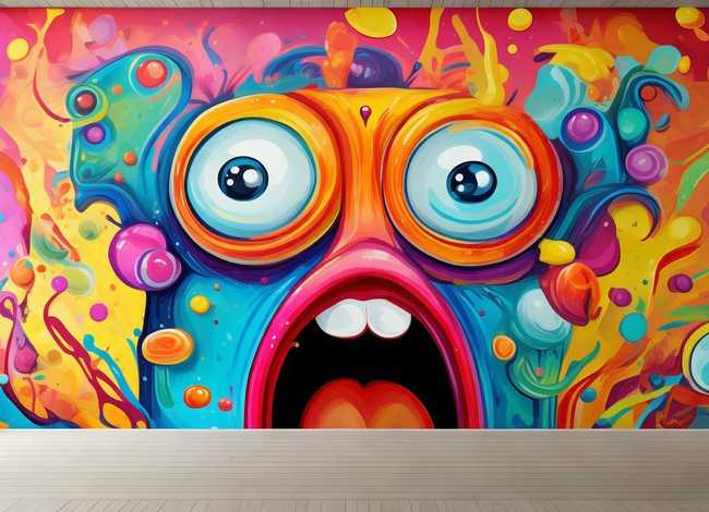 惊讶的涂鸦 好看不难的画 惊讶的涂鸦 好看不难的画