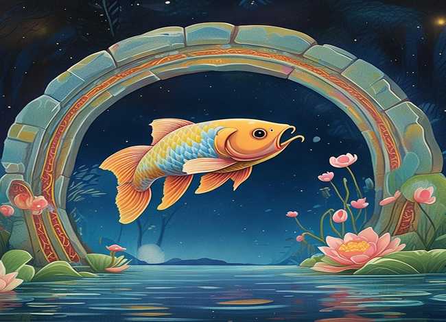 小鲤鱼童话、小鲤鱼跳龙门遇到了什么事情