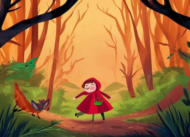 幼儿童话故事小红帽视频完整 经典外国童话故事之一小红帽的故事