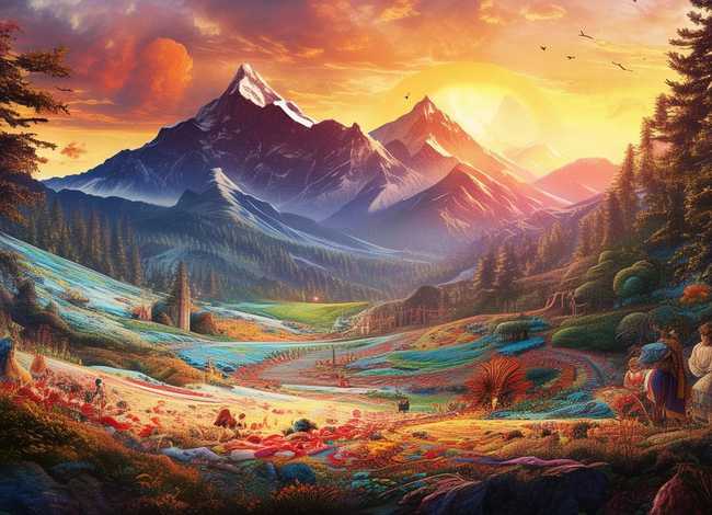 太阳山的民间故事传说(《一幅壮锦》的故事) 太阳山的民间故事传说(《一幅壮锦》的故事)