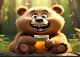 不刷牙的小熊故事视频；小熊不刷牙