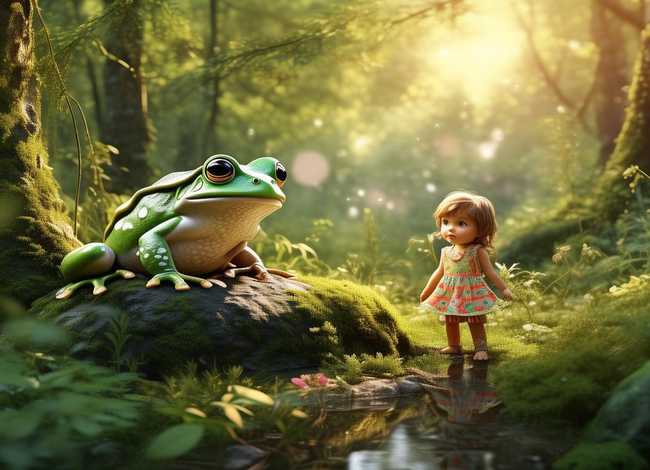 聪明的青蛙儿童故事（(214)童话故事——聪明的青蛙）