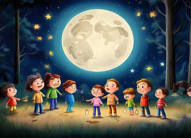 幼儿月亮的故事 - 分月亮幼儿故事 幼儿月亮的故事 - 分月亮幼儿故事