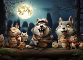 狼,故事 谁有关於狼的笑话和故事说下