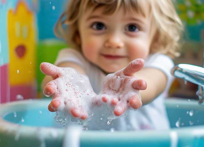 有关洗手的幼儿故事、勤洗手讲卫生的故事