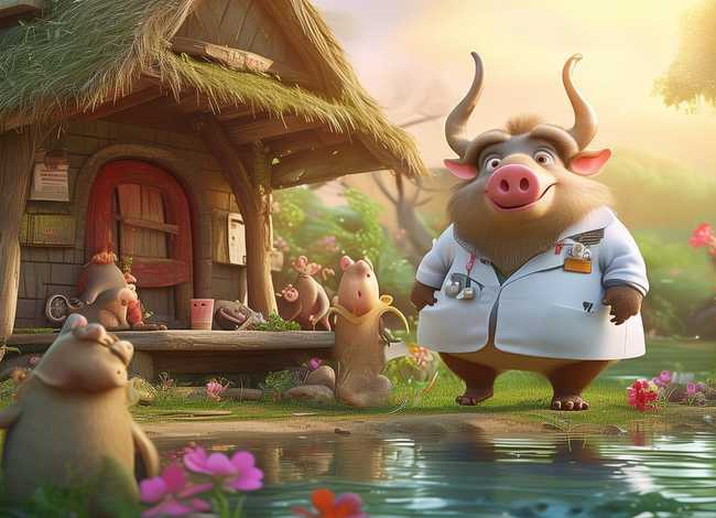 巧虎的故事文字版、主题童话忙碌的河马医生巧虎