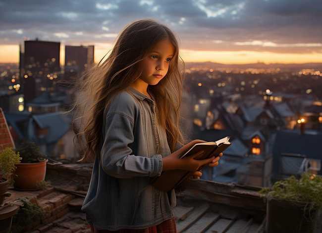 屋顶上的女孩故事；《屋顶上的小孩》读后感1000字左右