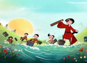 大禹治水的幼儿故事；大禹治水的故事幼儿故事大全