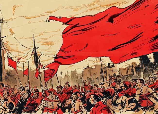 红色故事连环画简笔 - 瀚大黎众上美版红色革命故事连环画《红旗谱》下集胡振宇绘画