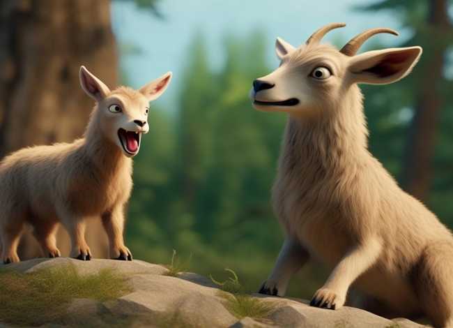 寓言故事小山羊和狼；小学生寓言故事-小山羊与狼