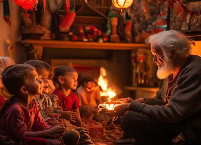 过年的故事儿童简短；儿童小故事过年