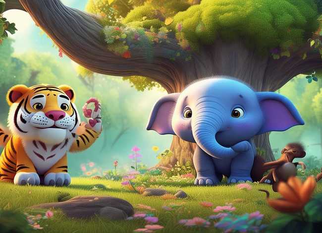 六一儿童节表演童话故事完整版 - 关于大象老虎猴子的童话故事 六一儿童节表演童话故事完整版 - 关于大象老虎猴子的童话故事